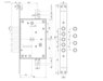 52783TSBMZ56 Mottura (Моттура) Замок врезной 52.783